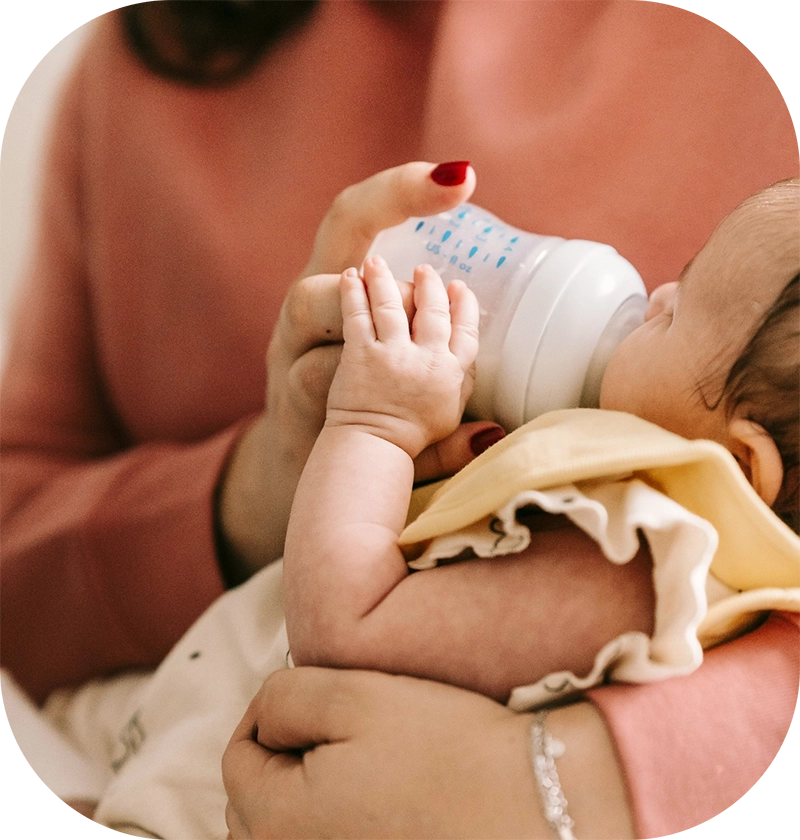 kindergesundheit wels ernaehrung mit flasche